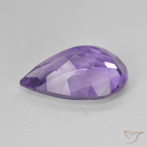 Amethyst Gemstone in 15 x 10 mm (calibrated) Size for Sale, Amethyst Stone in Deep Violet Color