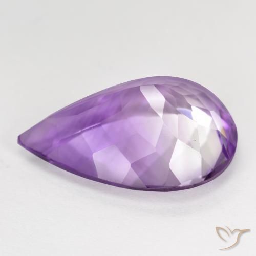 Amethyst Gemstone in 18 x 13 mm (calibrated) Size for Sale, Amethyst Stone in Purplish Violet Color