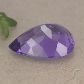 Amethyst Gemstone in 16 x 12 mm (calibrated) Size for Sale, Amethyst Stone in Medium Violet Color