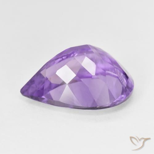 Amethyst Gemstone in 16 x 12 mm (calibrated) Size for Sale, Amethyst Stone in Medium Violet Color