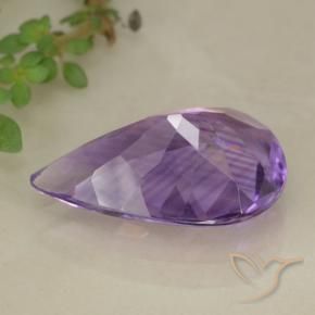 Amethyst Gemstone in 15 x 10 mm (calibrated) Size for Sale, Amethyst Stone in Medium Violet Color
