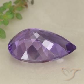 Amethyst Gemstone in 15 x 10 mm (calibrated) Size for Sale, Amethyst Stone in Medium Violet Color