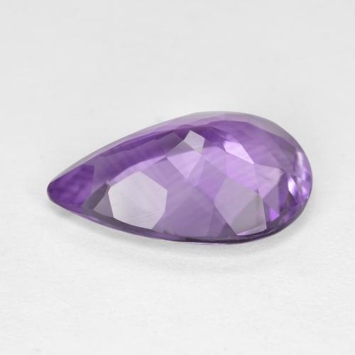 Amethyst Gemstone in 15 x 10 mm (calibrated) Size for Sale, Amethyst Stone in Medium-Light Purplish Violet Color