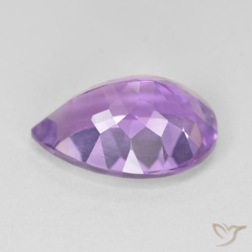 Amethyst Gemstone in 15 x 10 mm (calibrated) Size for Sale, Amethyst Stone in Medium Violet Color