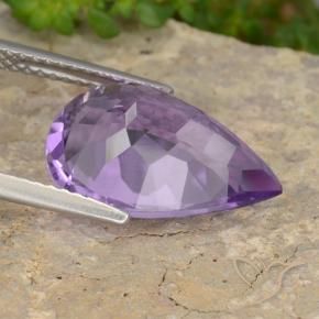 Amethyst Gemstone in 15 x 10 mm (calibrated) Size for Sale, Amethyst Stone in Medium Violet Color