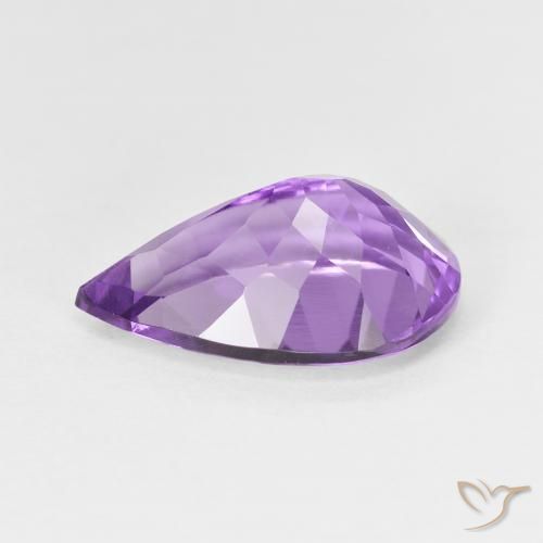 Amethyst Gemstone in 15 x 10 mm (calibrated) Size for Sale, Amethyst Stone in Medium Violet Color