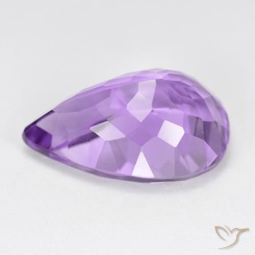 Amethyst Gemstone in 15 x 10 mm (calibrated) Size for Sale, Amethyst Stone in Deep Violet Color