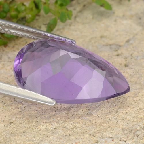 Amethyst Gemstone in 16 x 12 mm (calibrated) Size for Sale, Amethyst Stone in Pinkish Violet Color