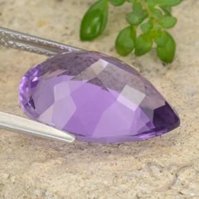 Amethyst Gemstone in 16 x 12 mm (calibrated) Size for Sale, Amethyst Stone in Deep Violet Color