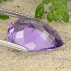 Amethyst Gemstone in 16 x 12 mm (calibrated) Size for Sale, Amethyst Stone in Medium Violet Color