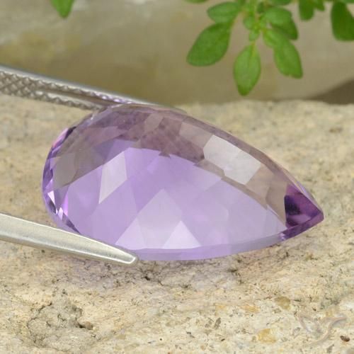 Amethyst Gemstone in 18 x 13 mm (calibrated) Size for Sale, Amethyst Stone in Deep Violet Color