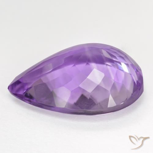 Amethyst Gemstone in 18 x 13 mm (calibrated) Size for Sale, Amethyst Stone in Purplish Violet Color