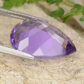 Amethyst Gemstone in 16 x 12 mm (calibrated) Size for Sale, Amethyst Stone in Medium Violet Color