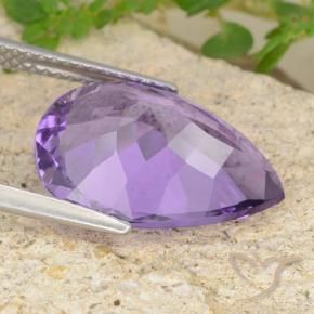 Amethyst Gemstone in 16 x 12 mm (calibrated) Size for Sale, Amethyst Stone in Medium Violet Color