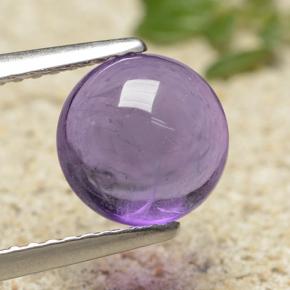 1.8ct Round Cabochon Violet Amethyst for sale thumb image of 1.8ct Round Cabochon Violet Amethyst (ID: 493209)