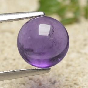 1.8ct Round Cabochon Violet Amethyst for sale thumb image of 1.8ct Round Cabochon Violet Amethyst (ID: 493210)