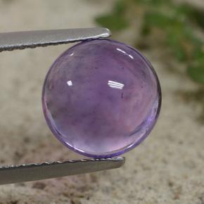 Medium Violet Amethyst Gem - 2.7ct Round Cabochon (ID: 493264)