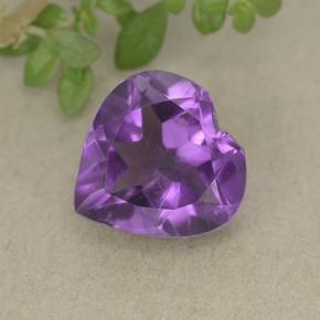 2.9ct Heart Facet Violet Amethyst for sale thumb image of 2.9ct Heart Facet Violet Amethyst (ID: 493302)