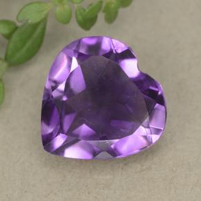 2.5ct Heart Facet Violet Amethyst for sale thumb image of 2.5ct Heart Facet Violet Amethyst (ID: 493310)