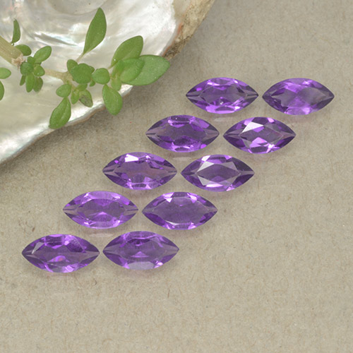 0.2ct Marquise Facet Violet Amethyst Gem for sale 0.2ct Marquise Facet Violet Amethyst Gem (ID: 493567)