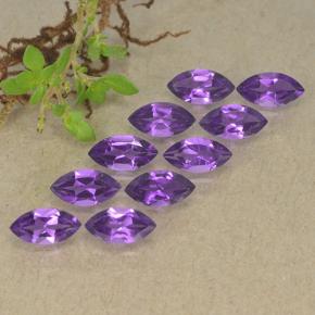 Intense Violet Аметист Камень - 0.3ct Фасетная Маркиза (ID: 493625)
