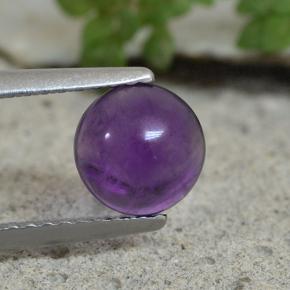 1ct Round Cabochon Violet Amethyst for sale thumb image of 1ct Round Cabochon Violet Amethyst (ID: 493780)