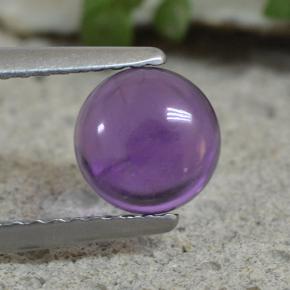 0.9ct Round Cabochon Violet Amethyst for sale thumb image of 0.9ct Round Cabochon Violet Amethyst (ID: 493784)