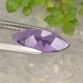 Amethyst Gemstone in 11.8 x 5.9 mm Size for Sale, Amethyst Stone in Iris Violet Color