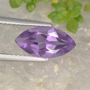 Pinkish Violet Amethyst Gem - 1.7ct Marquise Facet (ID: 493849)