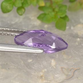 Amethyst Gemstone in 11.6 x 5.9 mm Size for Sale, Amethyst Stone in Purplish Violet Color