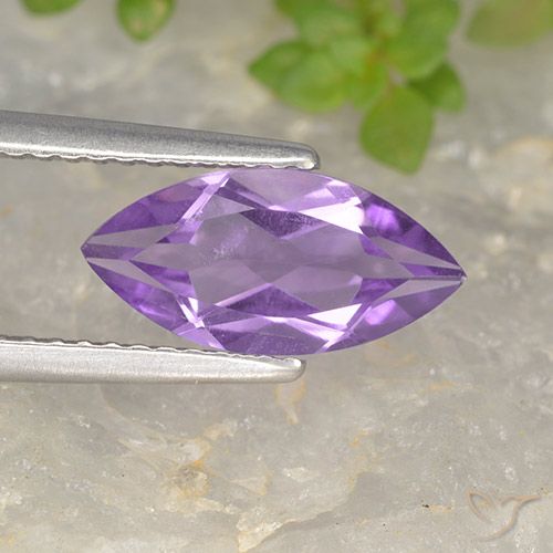 1.49ct Natural Deep Purplish Violet Amethyst, Marquise, VS