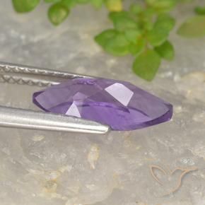 Amethyst Gemstone in 12 x 5.8 mm Size for Sale, Amethyst Stone in Deep Purplish Violet Color