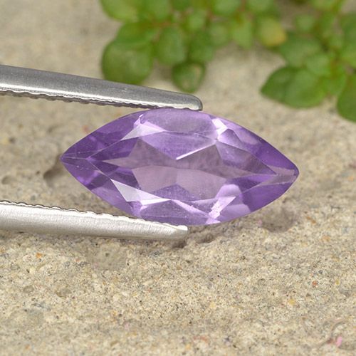 1.44ct Natural Purplish Violet Amethyst, Marquise, VS