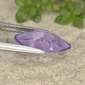 Amethyst Gemstone in 12.2 x 5.9 mm Size for Sale, Amethyst Stone in Purplish Violet Color