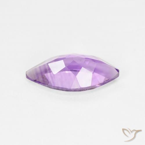 Amethyst Gemstone in 12 x 6 mm (calibrated) Size for Sale, Amethyst Stone in Medium Violet Color