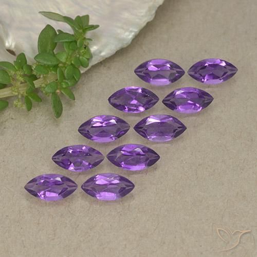 2.32ctw Natural Vivid Violet Amethyst, Marquise, VS