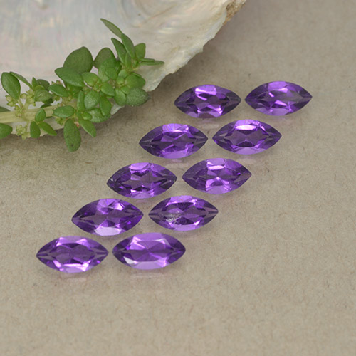 2.3ct Marquise Facet Violet Amethyst for sale thumb image of 2.3ct Marquise Facet Violet Amethyst (ID: 493905)