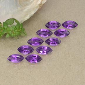 Vivid Violet Аметист Камень - 0.2ct Фасетная Маркиза (ID: 493912)