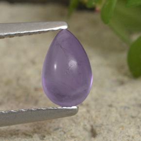 0.8ct Pear Cabochon Violet Amethyst for sale thumb image of 0.8ct Pear Cabochon Violet Amethyst (ID: 494066)