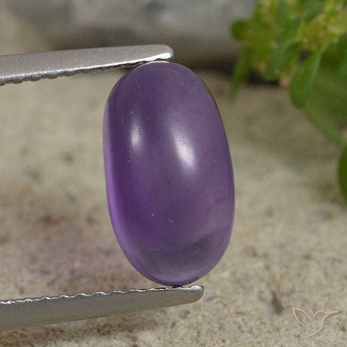 2.77ct Natural Medium Violet Amethyst, Oval, Transparent