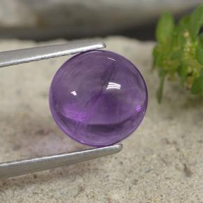 2ct Round Cabochon Violet Amethyst for sale thumb image of 2ct Round Cabochon Violet Amethyst (ID: 494153)