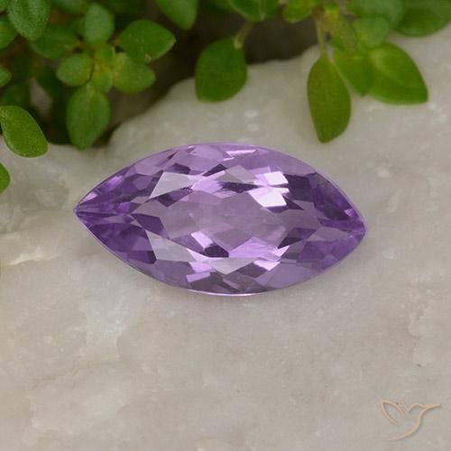 1.85ct Natural Medium Violet Amethyst, Marquise, VS