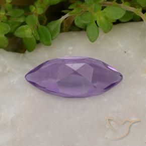 Amethyst Gemstone in 12 x 5.8 mm Size for Sale, Amethyst Stone in Medium Violet Color