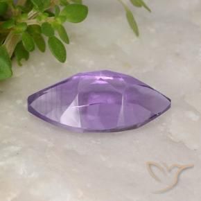 Amethyst Gemstone in 12 x 6.1 mm Size for Sale, Amethyst Stone in Deep Violet Color