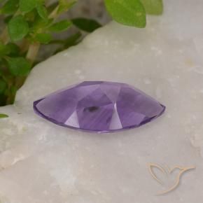 Amethyst Gemstone in 11.8 x 6.1 mm Size for Sale, Amethyst Stone in Medium Violet Color