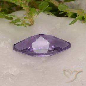 Amethyst Gemstone in 11.9 x 6 mm Size for Sale, Amethyst Stone in Medium Violet Color