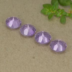 Amethyst Gemstones in 5 mm (calibrated) Size for Sale, Amethyst Stones in Violet Color