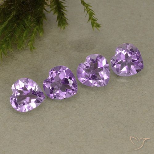2.78ctw Natural Medium Purplish Violet Amethyst, Heart, VVS-VS