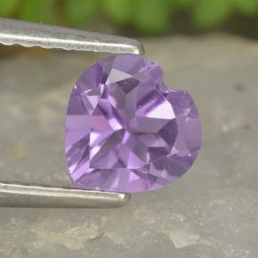 0.7ct Heart Facet Violet Amethyst for sale thumb image of 0.7ct Heart Facet Violet Amethyst (ID: 497453)