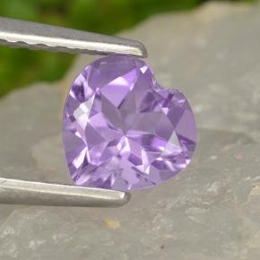0.7ct Heart Facet Violet Amethyst for sale thumb image of 0.7ct Heart Facet Violet Amethyst (ID: 497462)